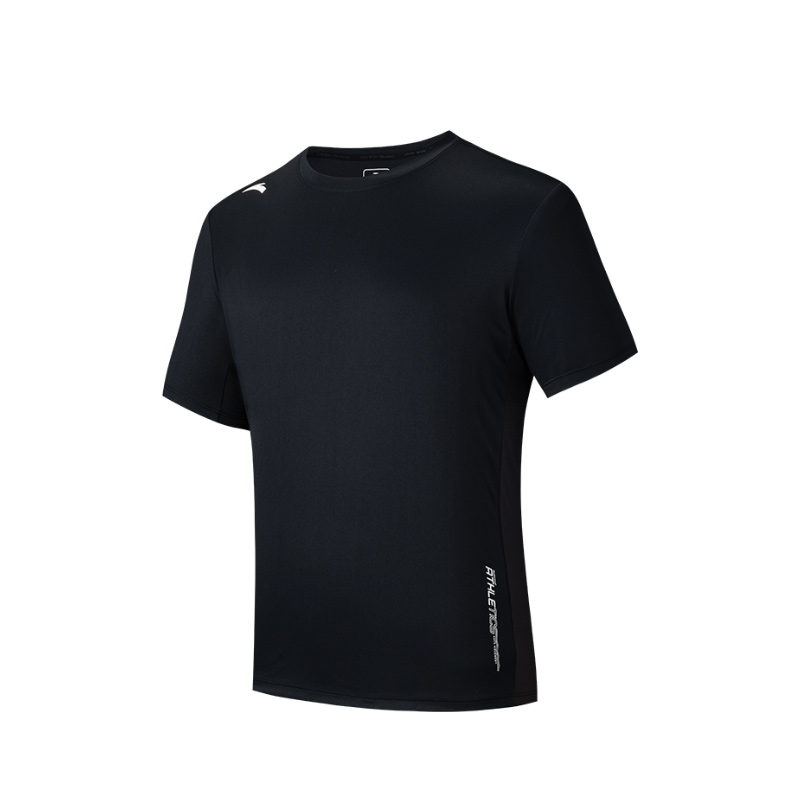 

ANTA Футболка мужская базовая black, Черный, ANTA Футболка мужская базовая black