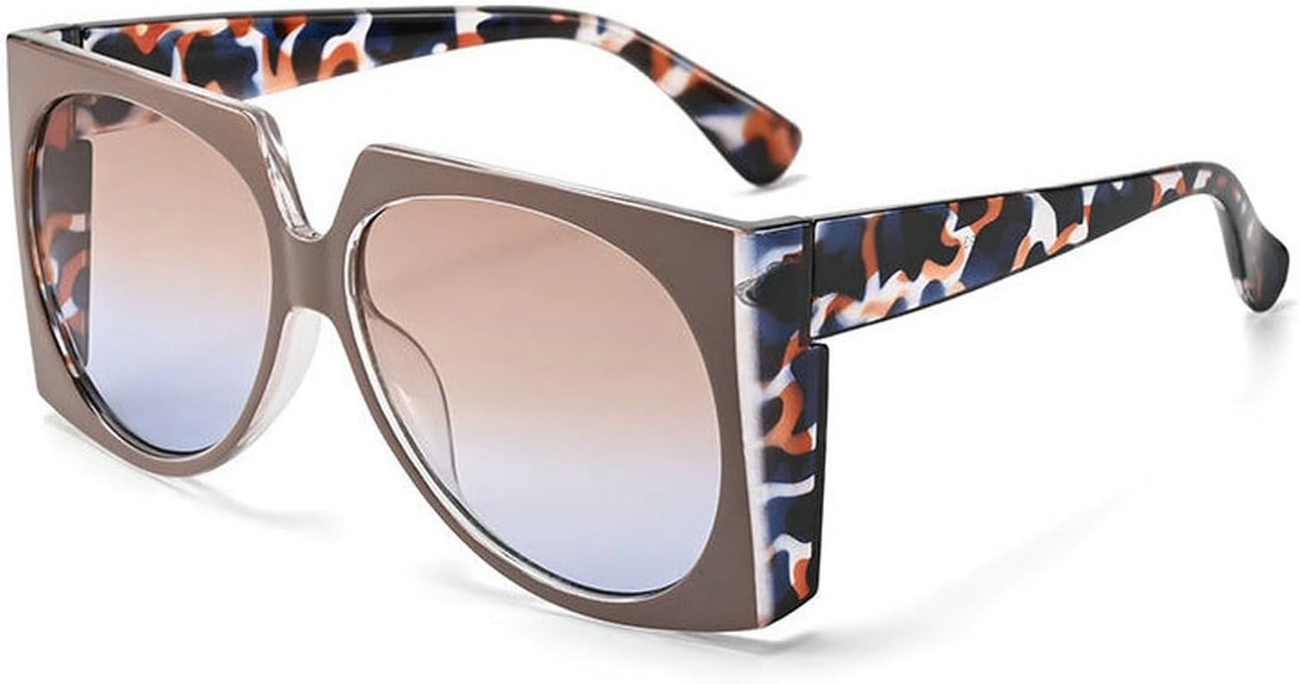 

Солнцезащитные очки COTIA увеличенного квадратного размера для женщин и мужчин в стиле панк, защита от ультрафиолета UV400, винтажные солнцезащитные очки с градиентным переходом, модные женские очки, Coffee