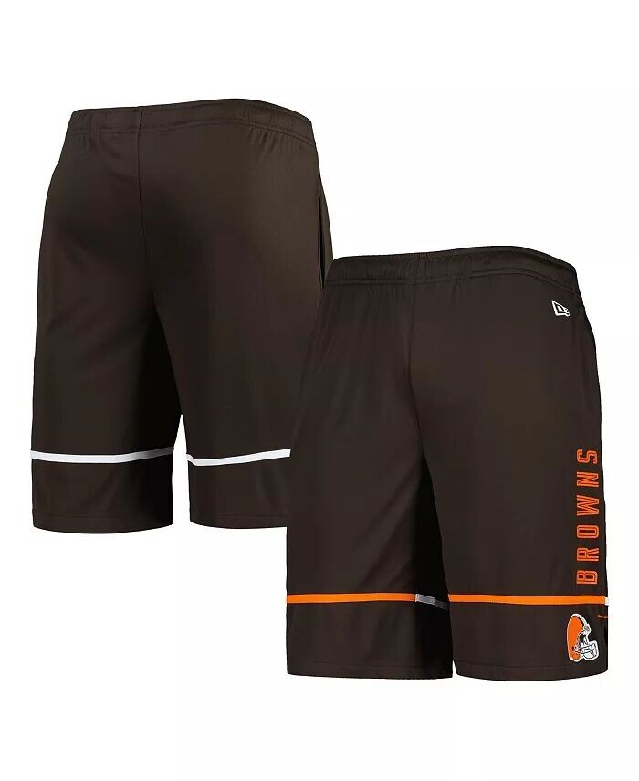 

Мужские коричневые шорты Cleveland Browns Combine Authentic Rusher Training New Era