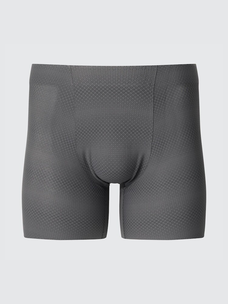 

Бесшовные боксеры из сетки airism Uniqlo, серый