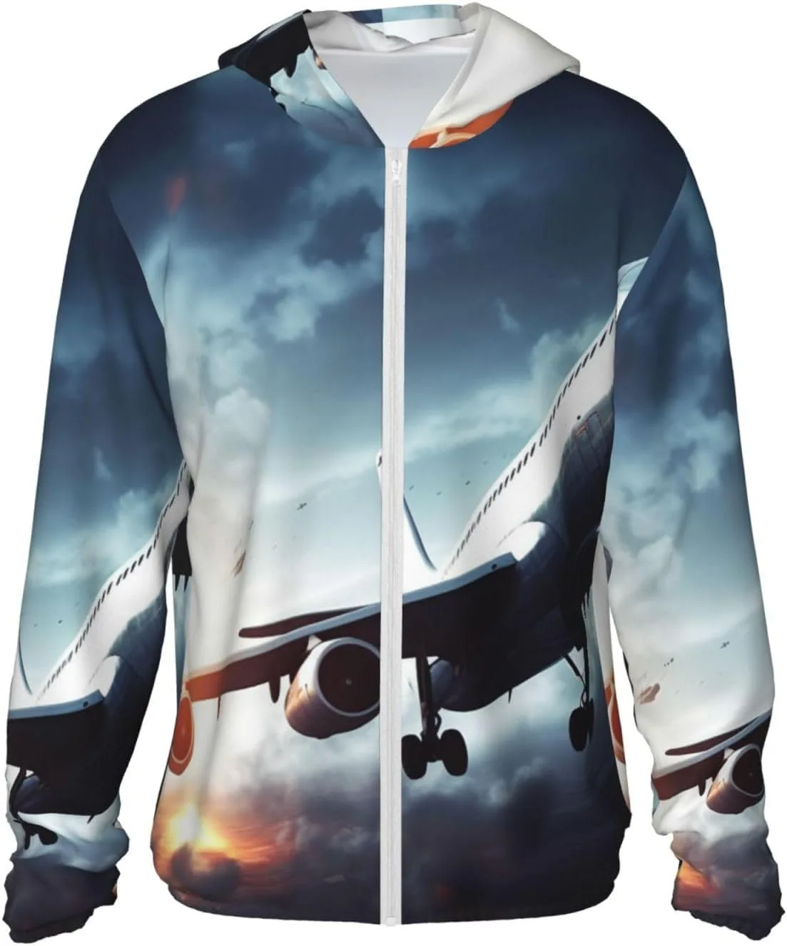 

Толстовка с капюшоном Unisex для защиты от солнца UPF 50+ GDSHJKLW