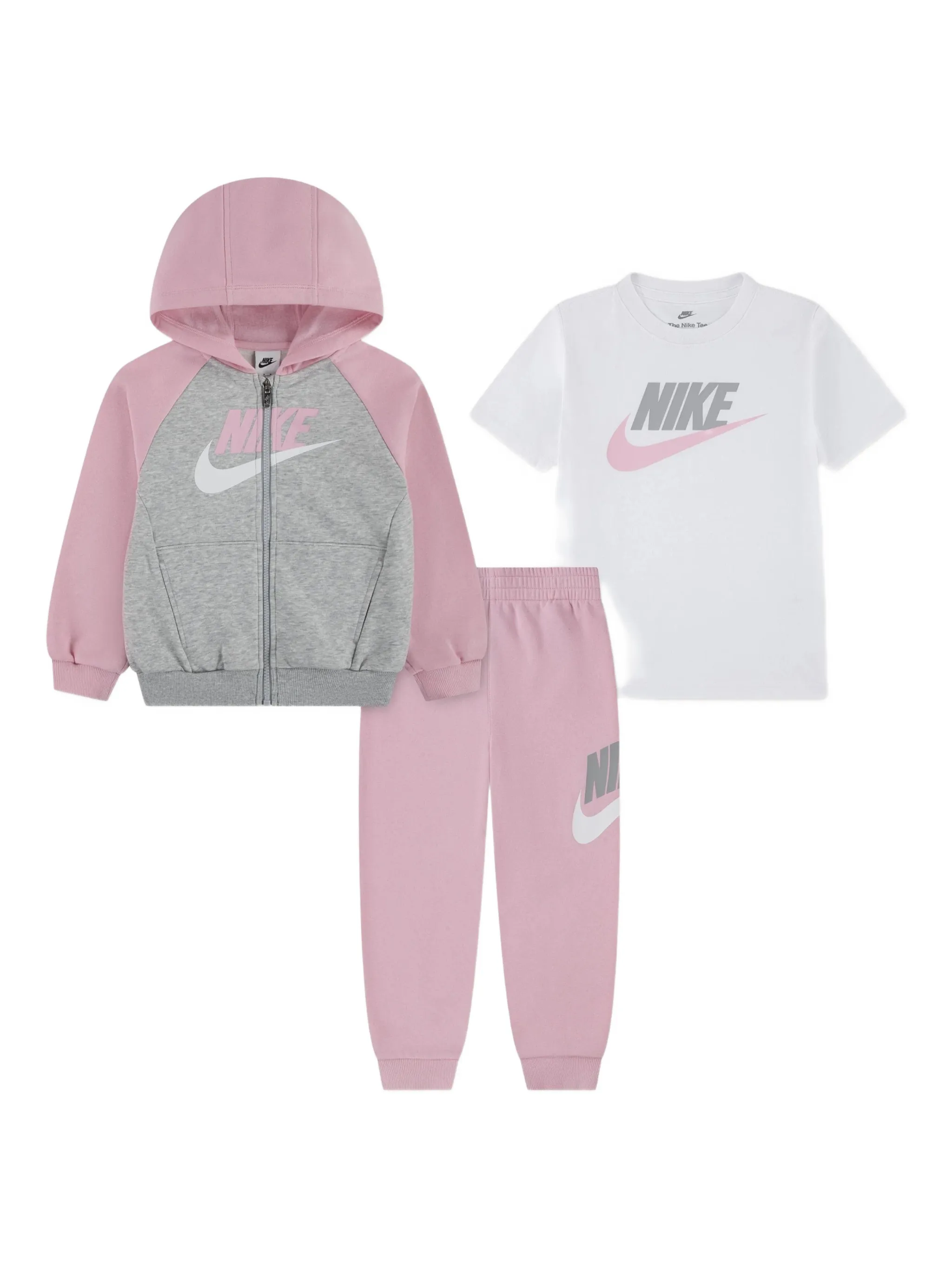 

Спортивный костюм с логотипом (комплект из трех) Nike Kids, розовый