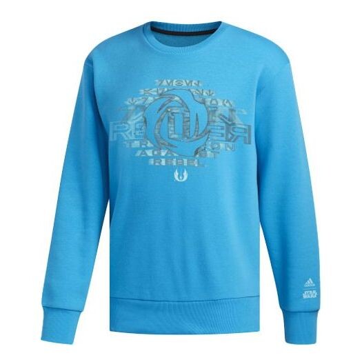 

Толстовка adidas Rose Cr Star War Basketball Round Neck Pullover Blue, синий