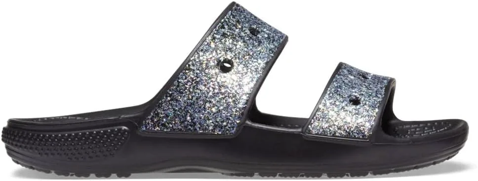 

Унисекс сандалии Crocs Classic с улыбкой, черный/мультиколор