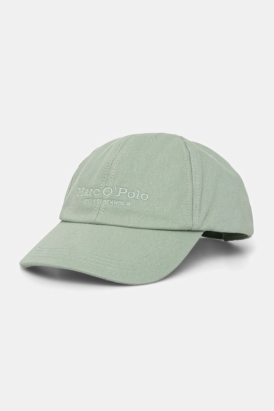 

Хлопковая кепка с козырьком Marc O'Polo, бирюзовый