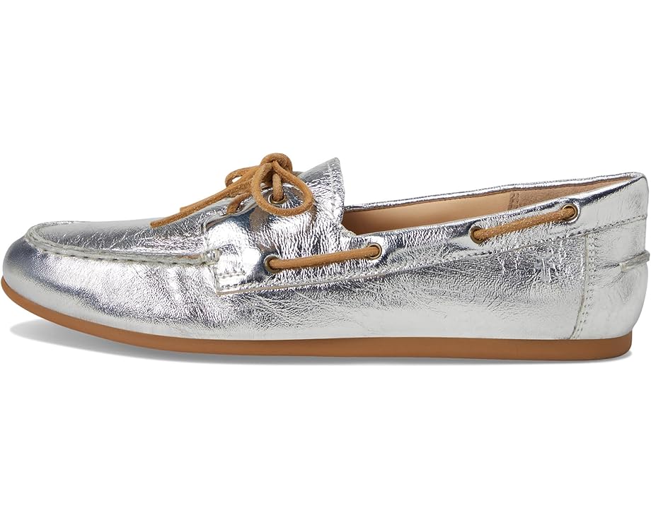 Лоферы Frye Naya Boat Shoes, серебряный — фото 4