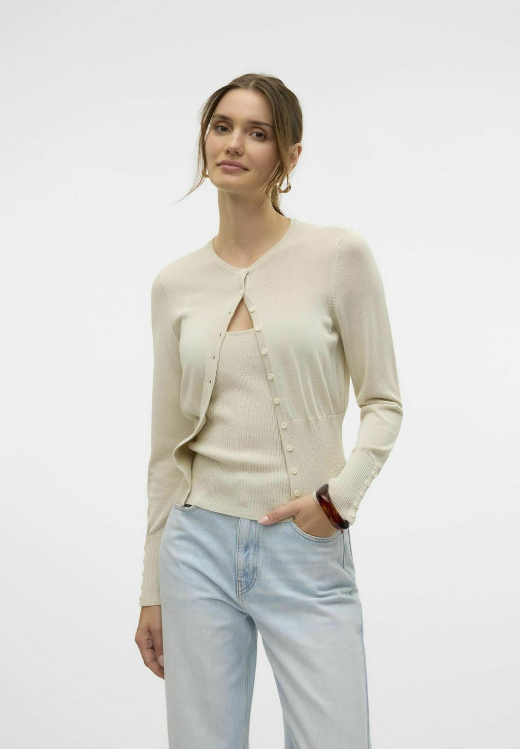 

Кардиган Vero Moda, кремовый