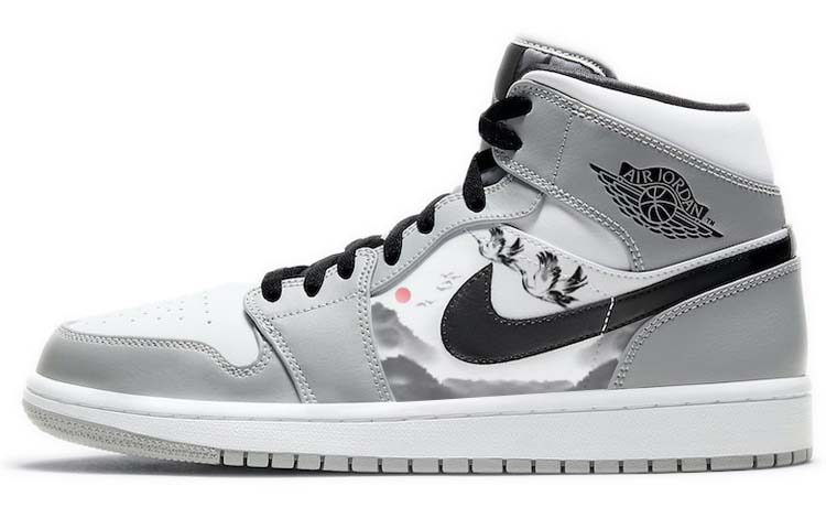 

Jordan Air Jordan 1 винтажные баскетбольные кроссовки мужские, Light Gray