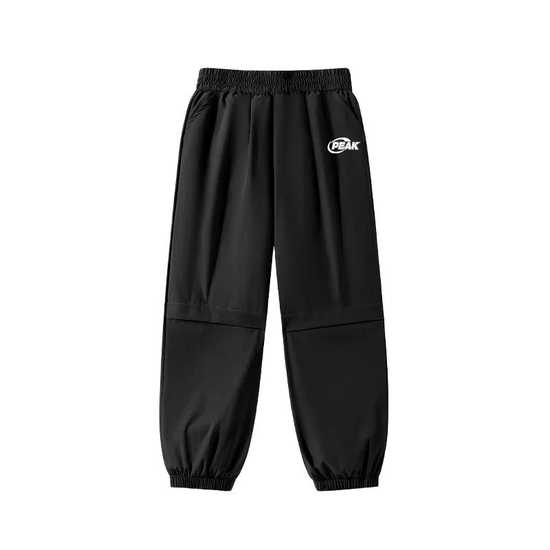 Детские быстросохнущие штаны PEAK Ice Silk Workwear Pants черные