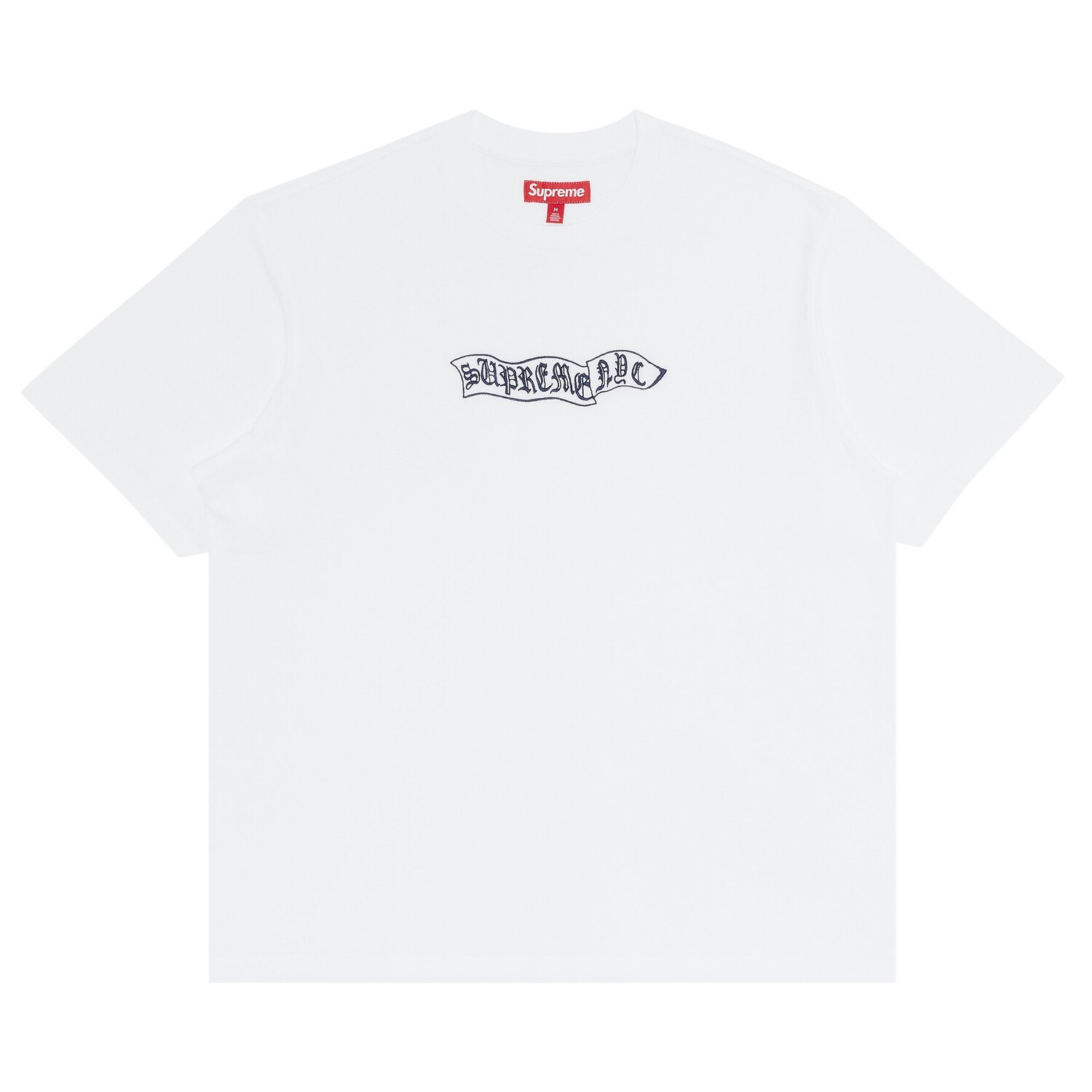 

Топ с короткими рукавами Supreme Banner, цвет Белый