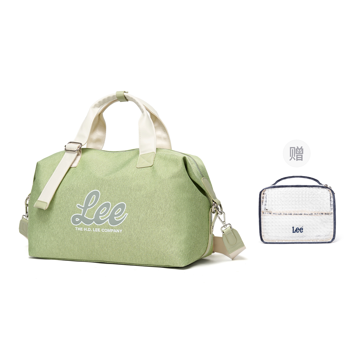 

Lee Тканевая сумка для деловых поездок на короткие расстояния унисекс светло-зеленого и светло-фиолетового цветов, Light Green+Travel Toiletry Bag