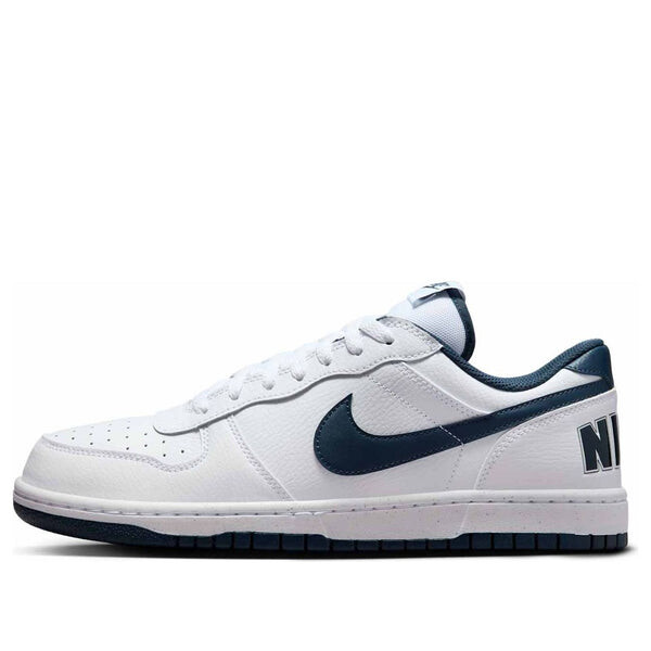 

Кроссовки big low 'white midnight navy' Nike, белый