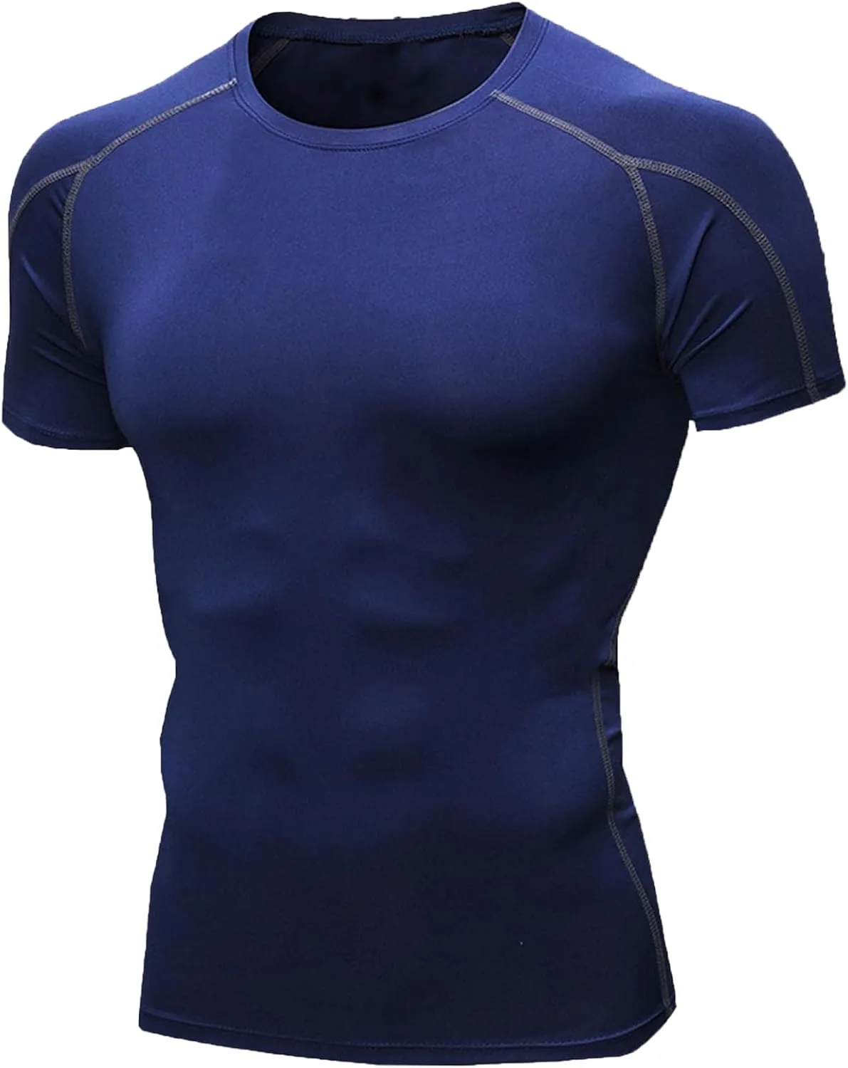 

Мужская компрессионная футболка для тренировок Moisture Wicking Quick Dry YUSHOW