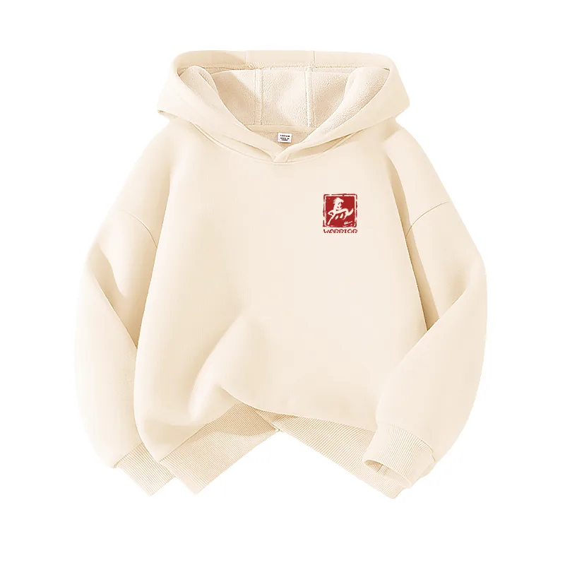 Детский худи WARRIOR, Red & Gold Seal K — фото 3