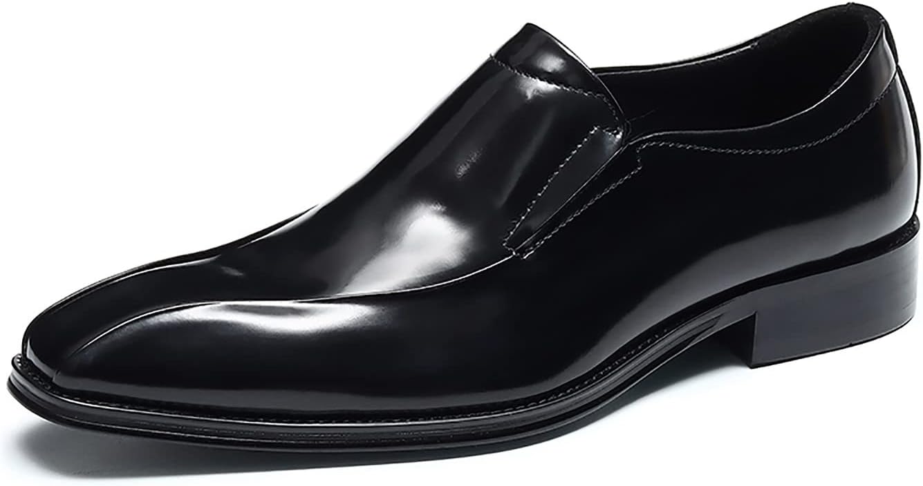 

Мужские лоферы Santimon, слипоны, формальные кожаные пенни-лоферы, модная обувь для свадьбы и делового кэжуал для мужчин, черный