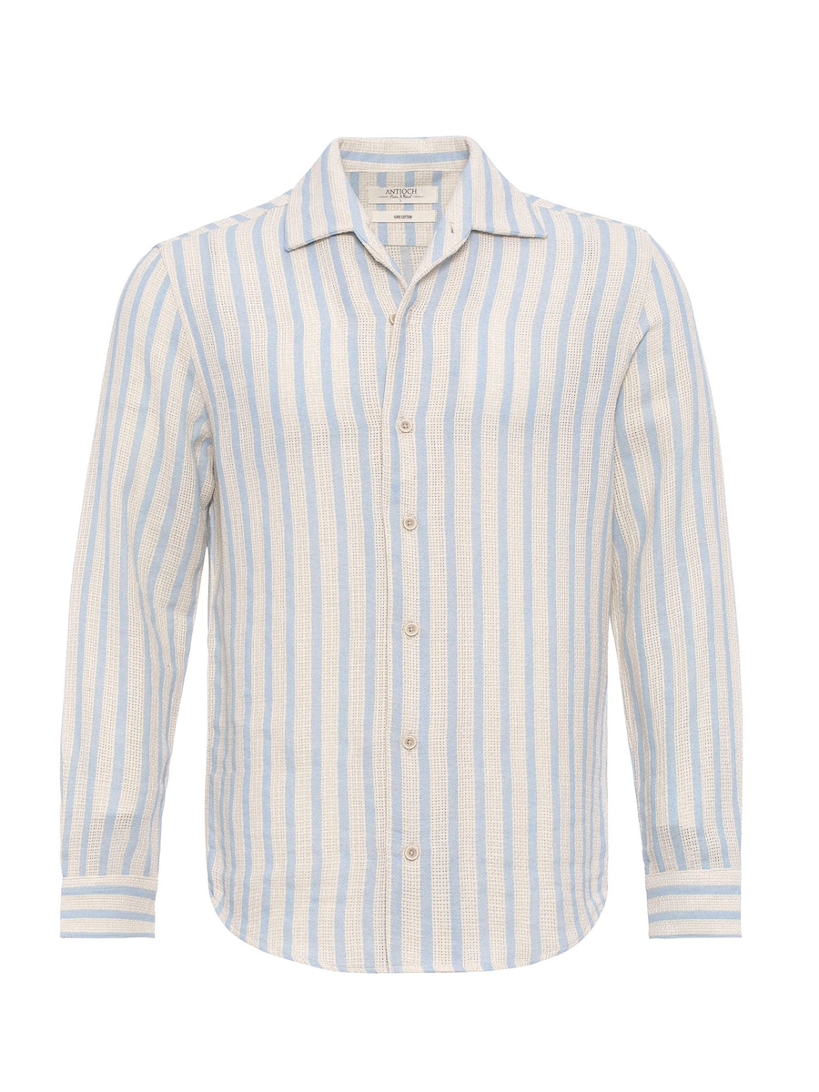 

Рубашка на пуговицах классического кроя Antioch, экрю