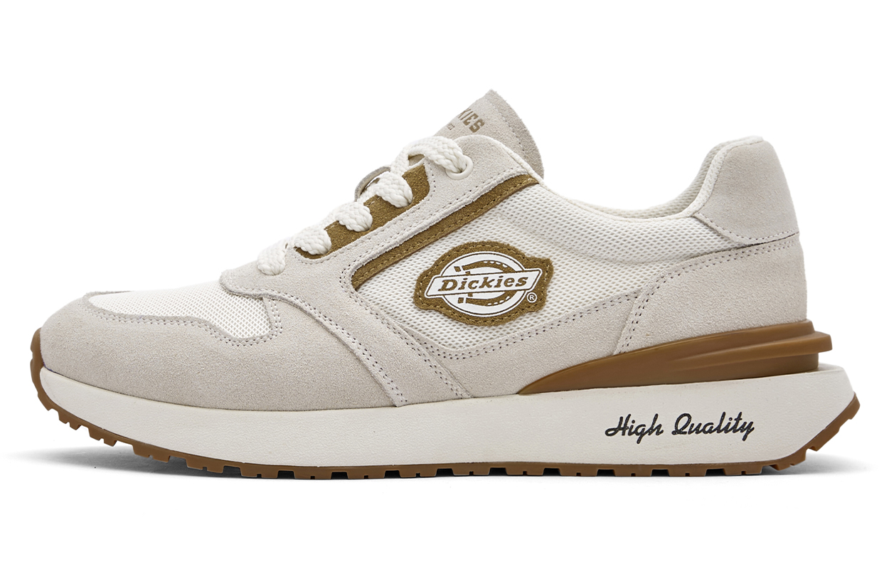 

Dickies Мужские повседневные дышащие низкие туфли Ah Gan Shoes бежевого цвета