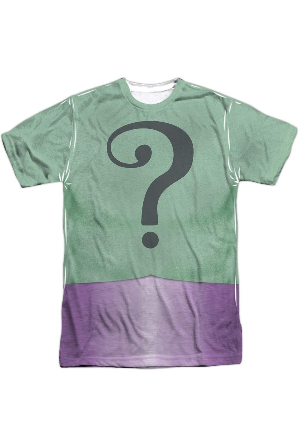 

Футболка / футболка Batman Classic Tv Riddler Uniform с коротким рукавом для взрослых из полиэстера Gildan, белый