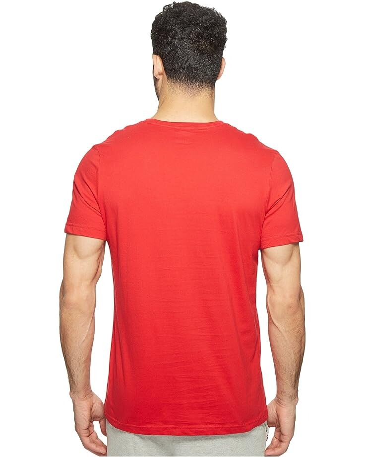 Футболка Tommy Hilfiger Short Sleeve Core Flag Crew Neck, цвет Mahogany — фото 3