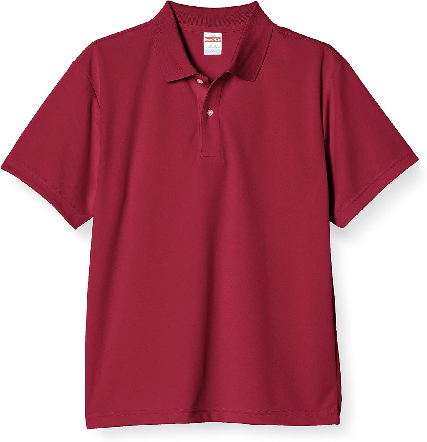 

Спортивная поло-рубашка Dry Athletic мужская United Athle, красный/бордовый
