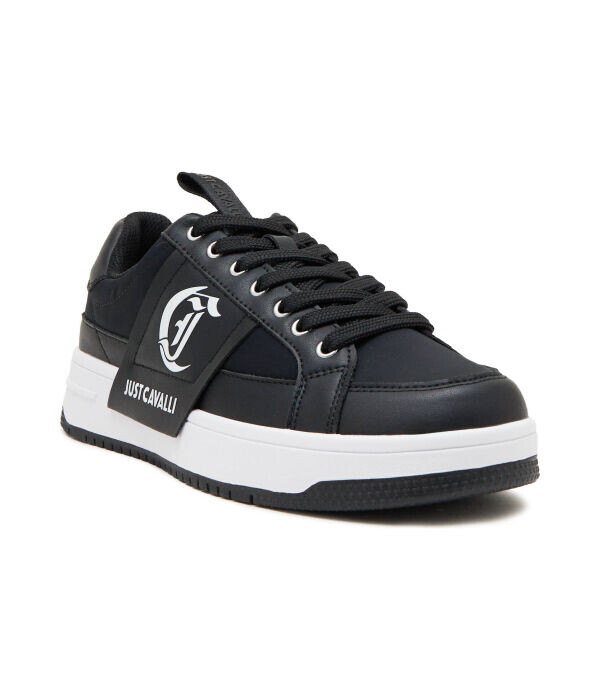 

Кожаные кроссовки с подошвой из азулы. 1 Just Cavalli, черный