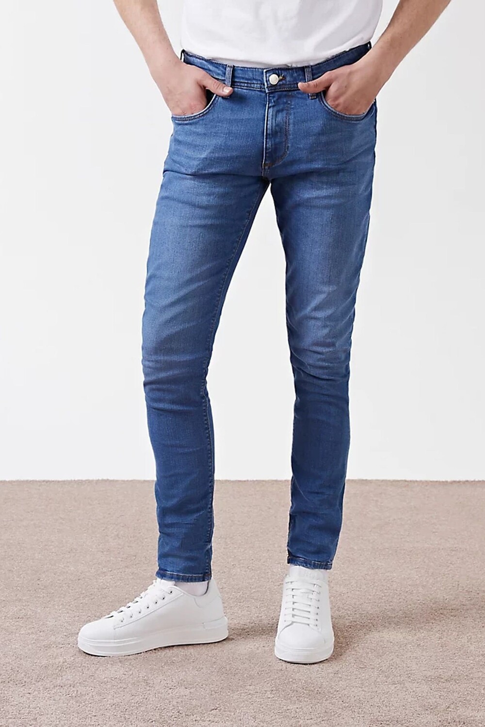 

Джинсы скинни Sid River Island, синий