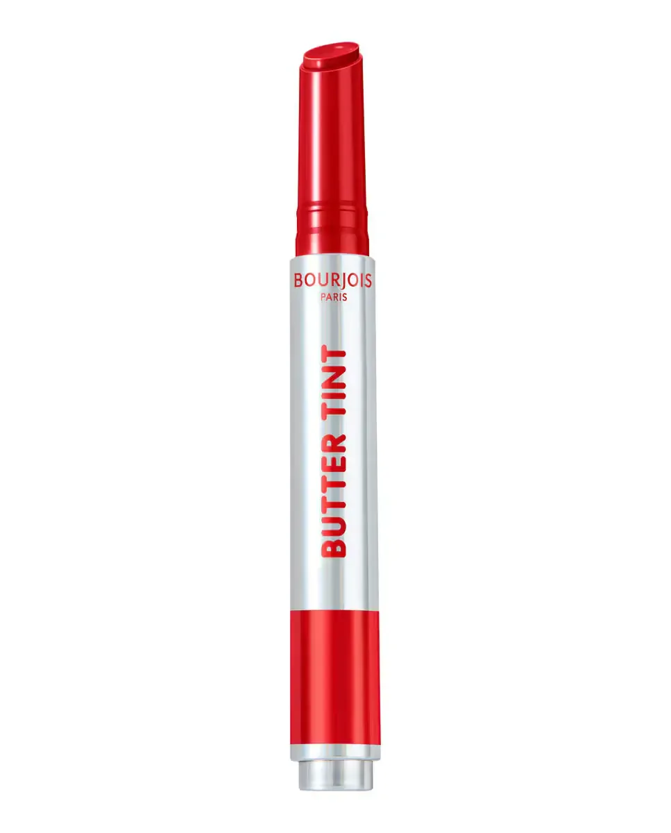 Бальзам для губ с блеском и оттенком Butter Tint Lip Glaze Bourjois, 04 Rougemelt — фото 2