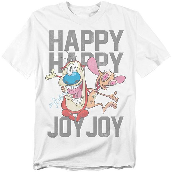 

Футболка Big & Tall Ren & Stimpy "Happy Happy Joy Joy" Licensed Character