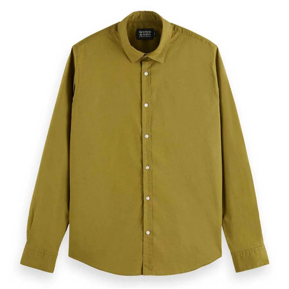 

Рубашка Scotch & Soda Seasonal Essentials Solid, зеленый