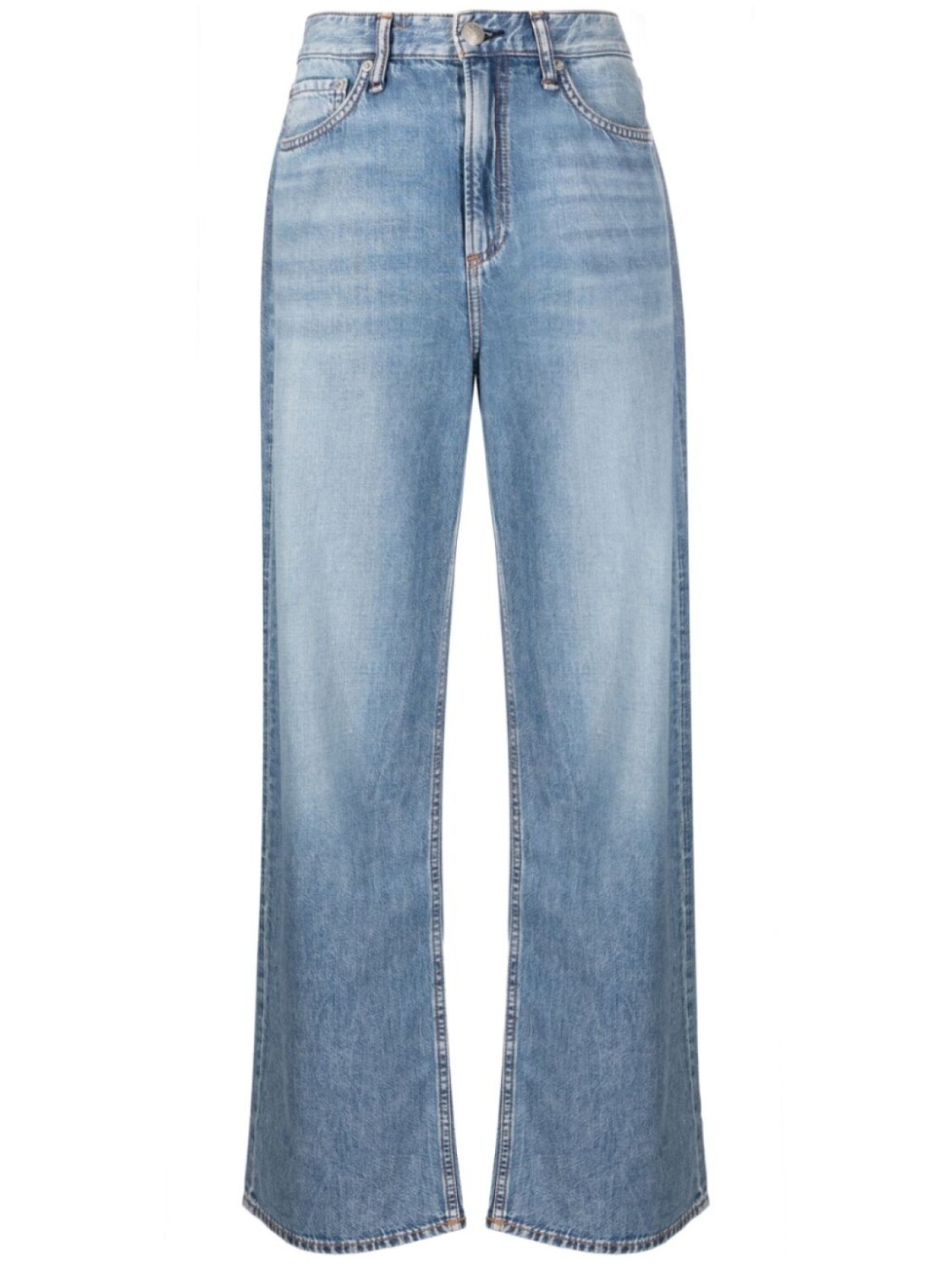 

rag & bone джинсы прямого кроя, синий