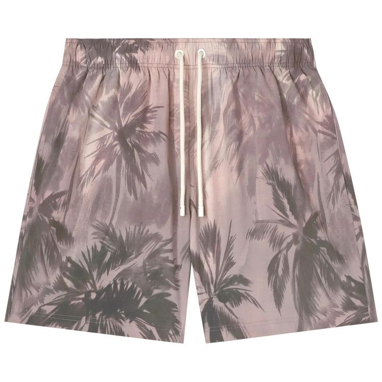 

Шорты для плавания Palm Angels Sunset Palms Swimshorts, Beige/Black