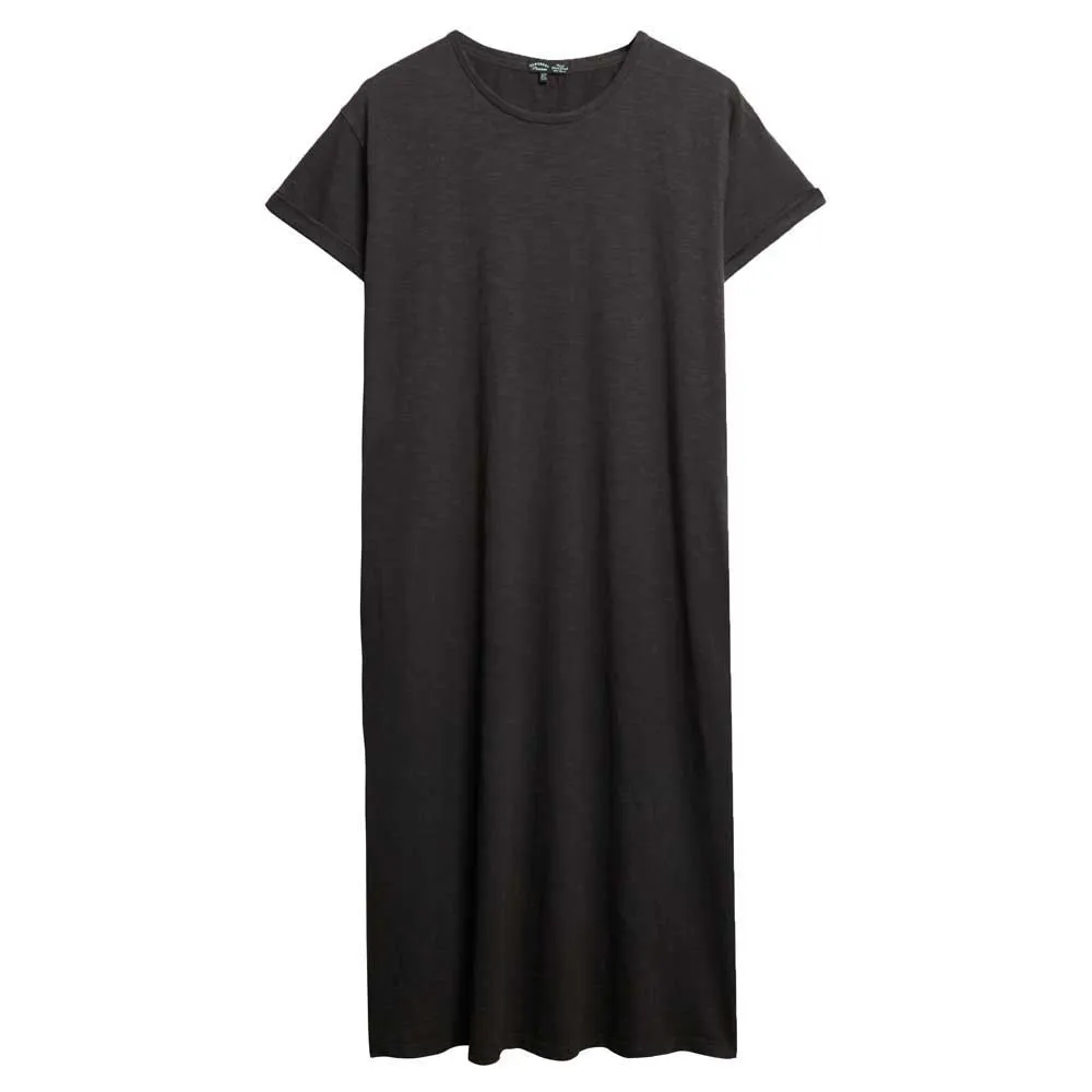 

Платье Superdry W8011868A short sleeve midi, черный
