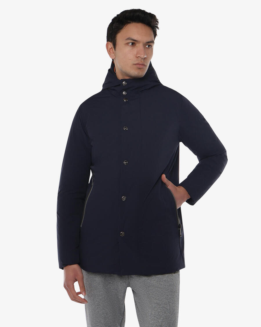 

JAKED Синяя синтетическая фитнес-куртка для мужчин