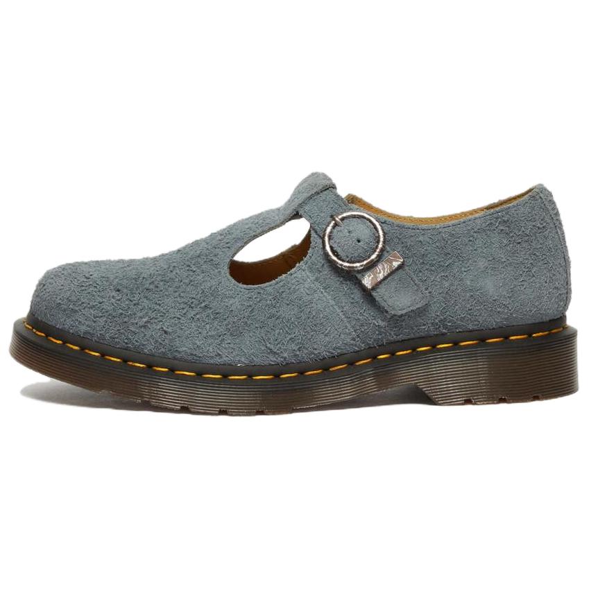 Туфли-лодочки Dr. Martens T Bar Suede Mary Jane из коллекции Washed Denim Dr.Martens, Blue