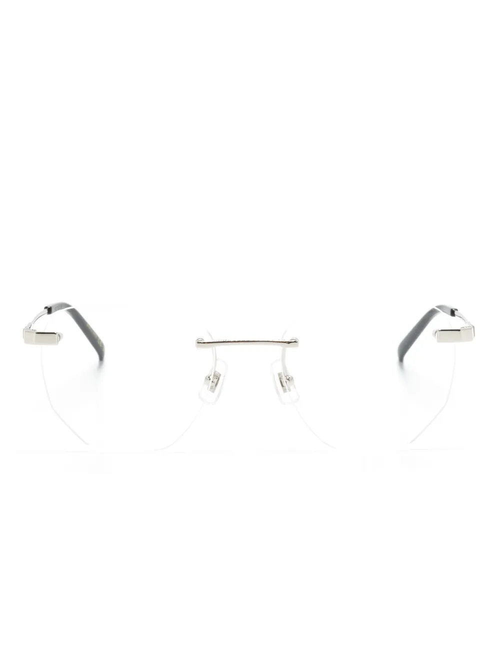 

Очки в геометричной оправе Dunhill, черный