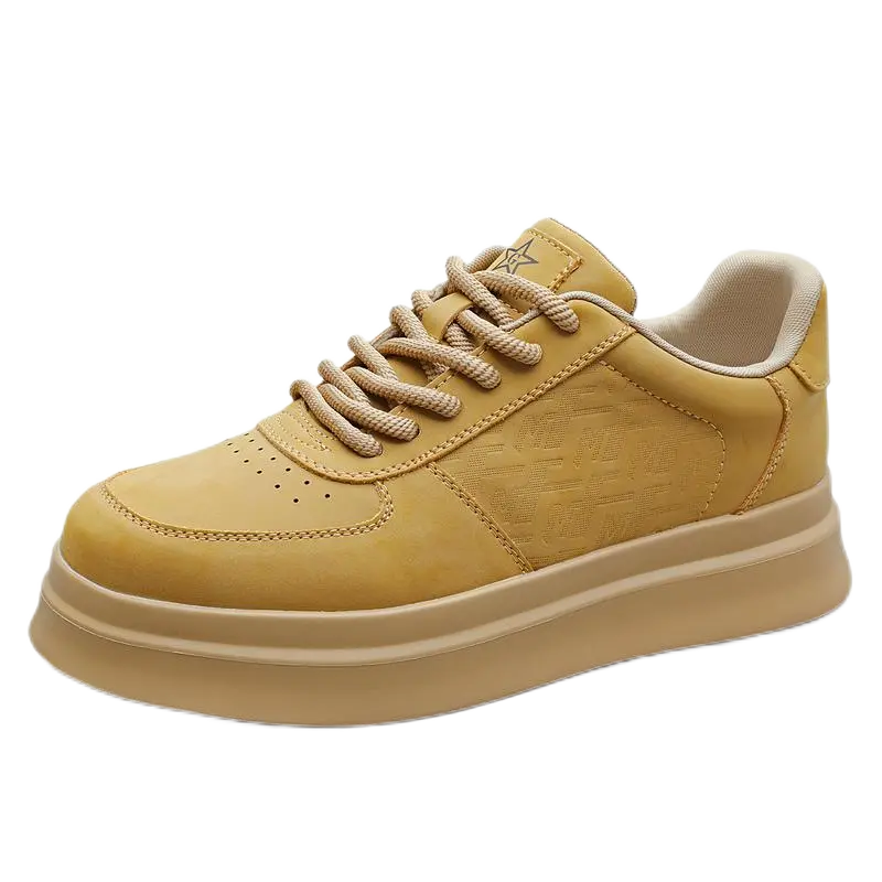 

GIHO Низкие мужские скейтерские кеды желтые, цвет Yellow