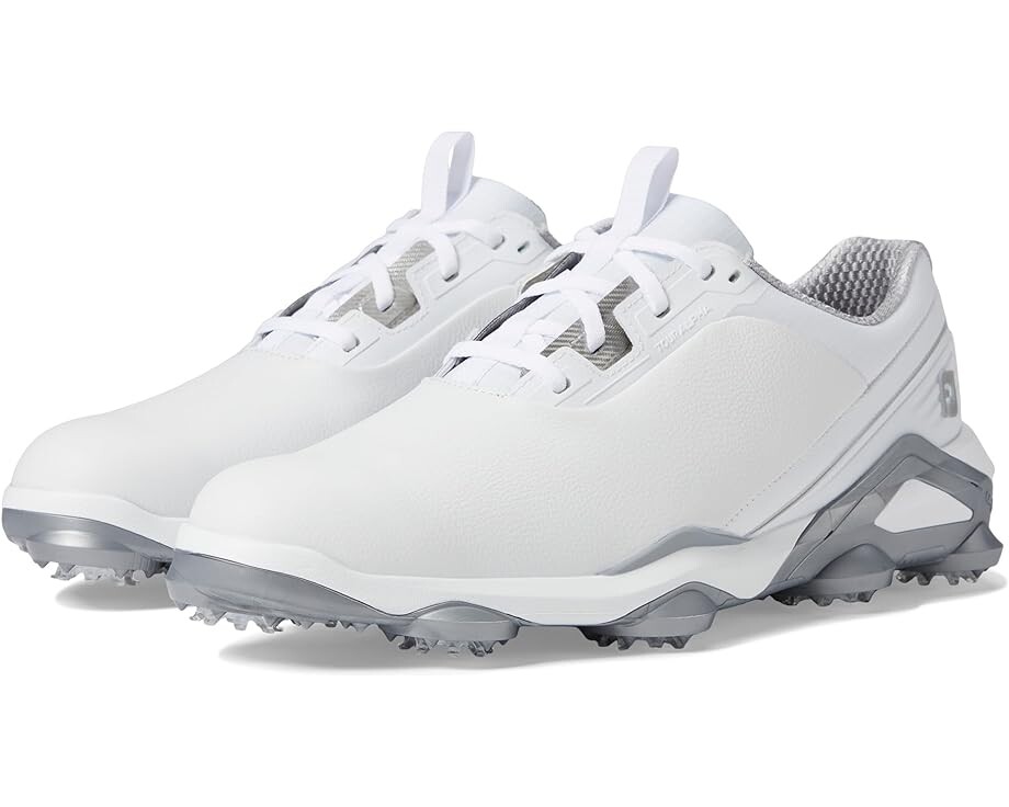 

Кроссовки FootJoy Tour Alpha Golf Shoes, цвет White/White/Silver, Серый, Кроссовки FootJoy Tour Alpha Golf Shoes, цвет White/White/Silver