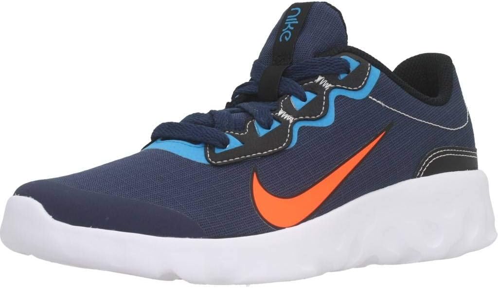 

Кроссовки Nike Unisex-Child Explore Strada Grade School Sneaker, Midnight Navy Hyper Crimson