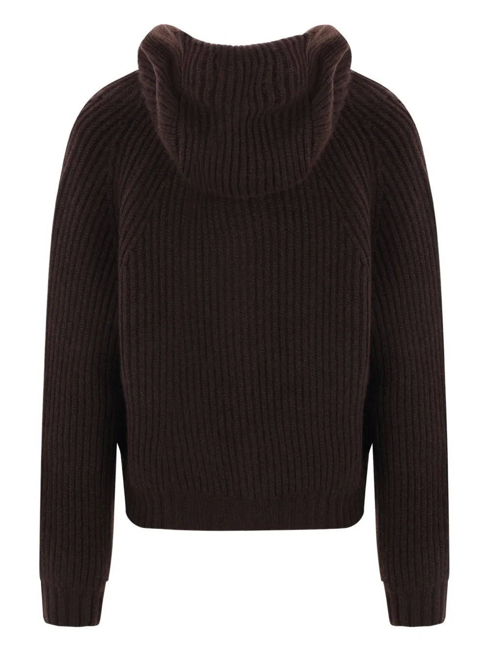 

Кардиган с капюшоном в рубчик Meta Campania Collective, коричневый