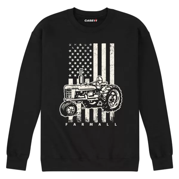 

Мужская флисовая толстовка с американским флагом Case ih Licensed Character, черный