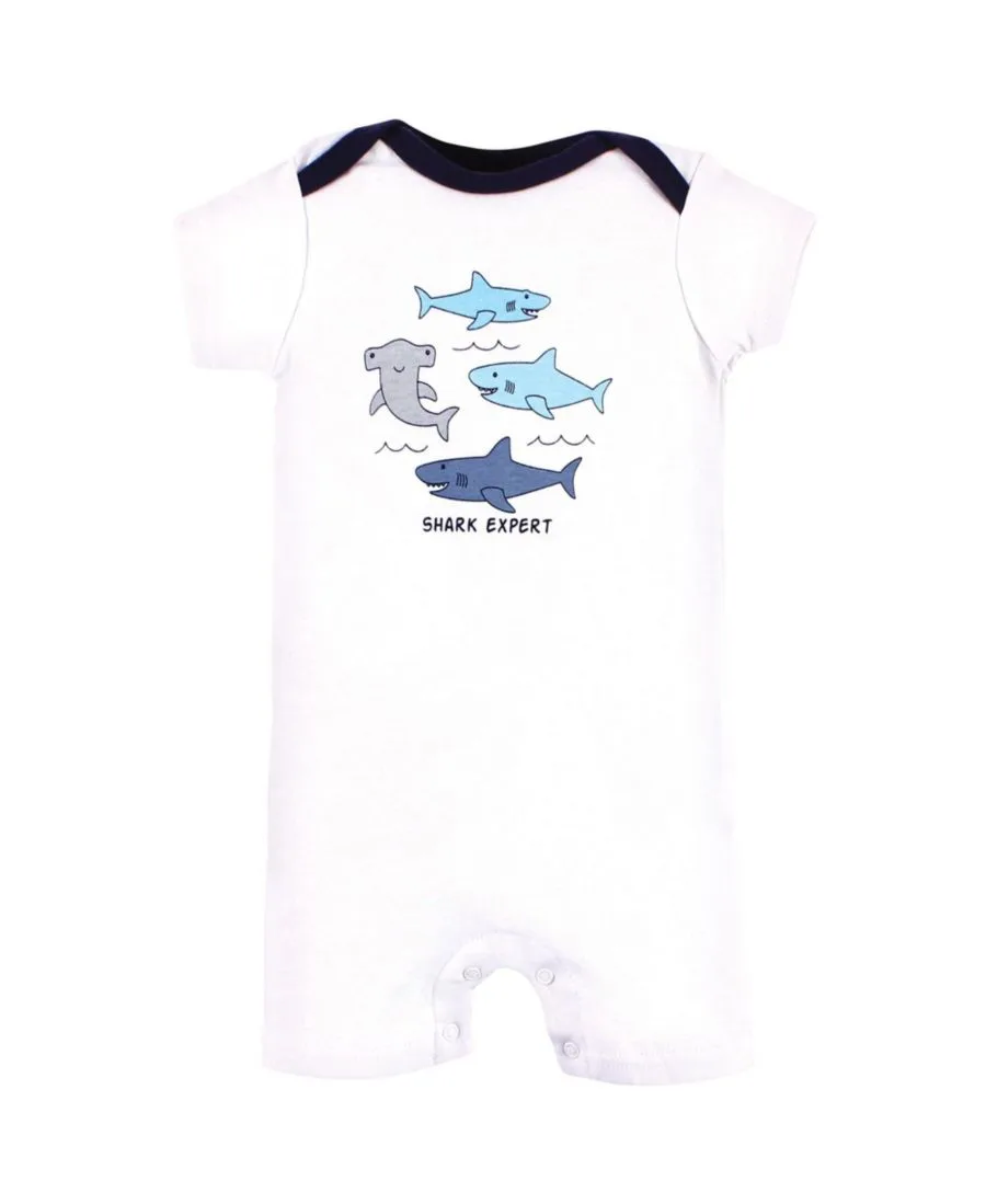 Мягкие хлопковые комбинезоны Hudson Baby, Shark Patrol — фото 3