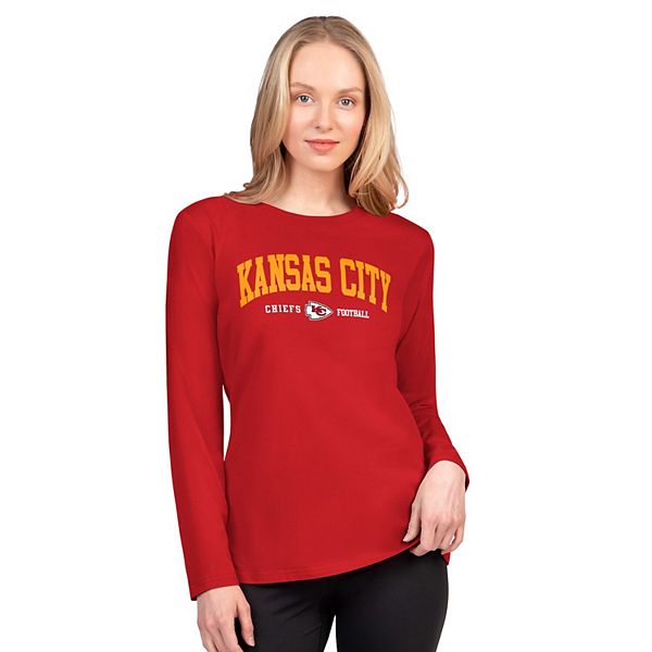 

Женская красная футболка с длинным рукавом Kansas City Chiefs Best Play G-Iii 4Her By Carl Banks, Красный, Женская красная футболка с длинным рукавом Kansas City Chiefs Best Play G-Iii 4Her By Carl Banks