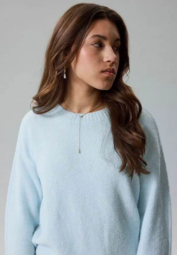 Джемпер Lmtd, Knitted regular fit jumper, цвет ледяная вода — фото 2