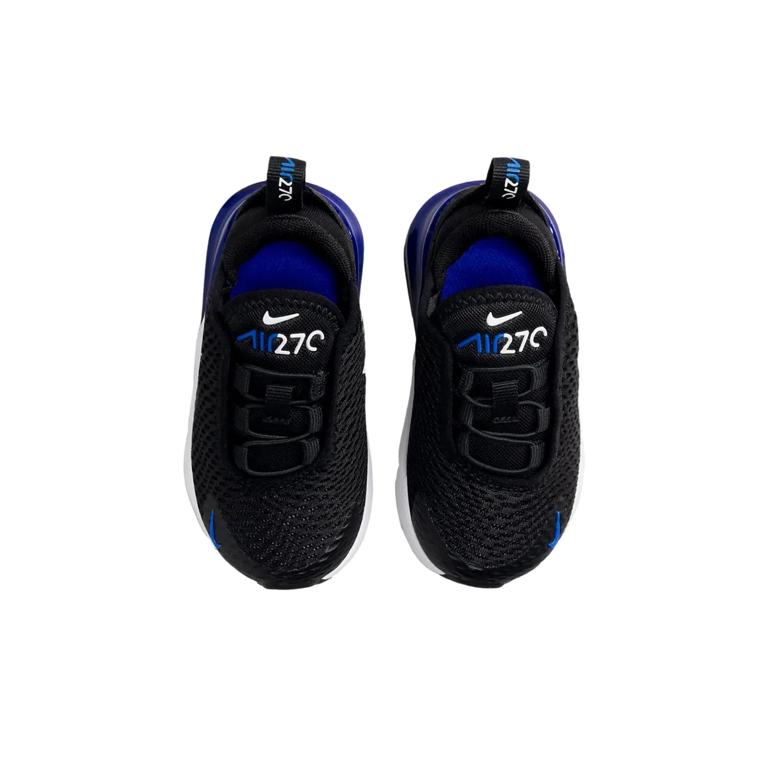 Детские кроссовки Nike Air Max 270 Black/White-Racer Blue HF0098-001 — фото 3