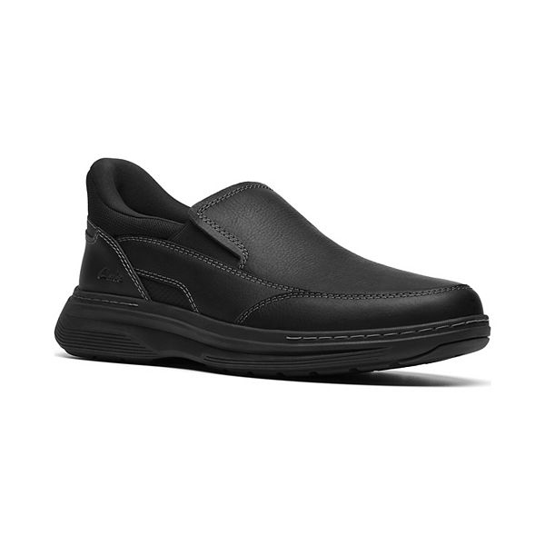 

Мужские кожаные слипоны Craftwell step Clarks, Black Leather