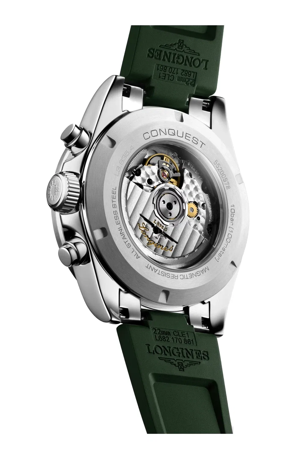 CONQUEST ХРОНОГРАФ 42 ММ - L3.835.4.02.9 LONGINES, серебряный — фото 2