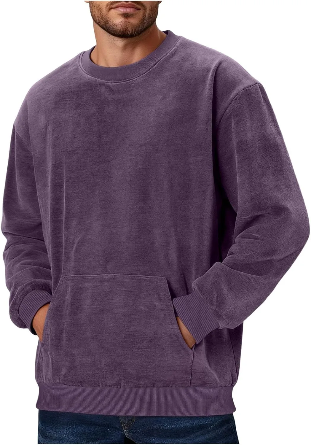 

Cambkatl флисовая мягкая толстовка для мужчин, свободный крой, длинный рукав