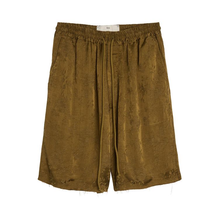 

Шорты Song for the Mute Antique Floral Raw Lined Elasticated Shorts, Khaki