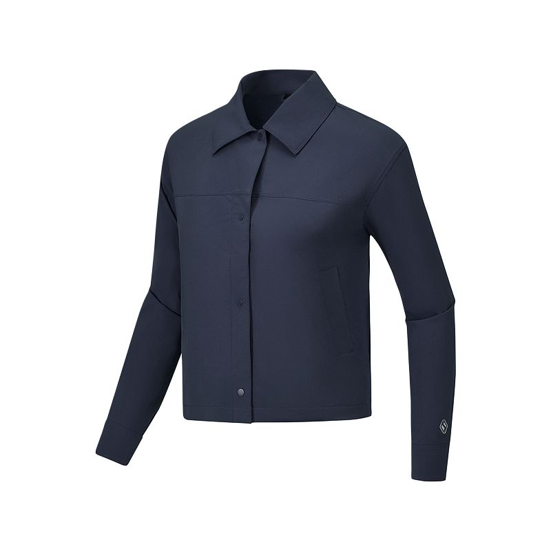 

Skechers Куртка SS25 женская капитан синий, Captain Blue/01KA