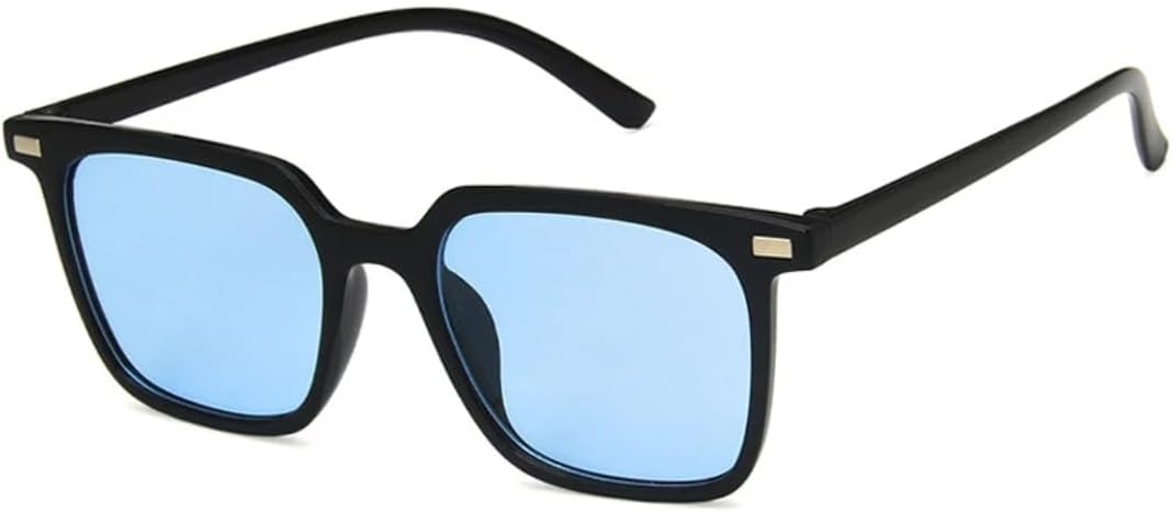 

Солнцезащитные очки с защитой от УФ-излучения UV400 | Компактная и легкая оправа | Линзы ярких цветов для занятий спортом на открытом воздухе и вождения DSVIGF, Black Blue